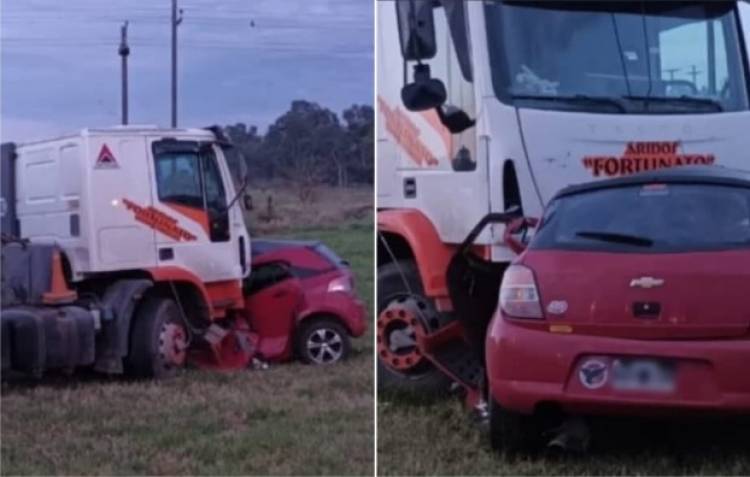 Dos miembros de la Armada fallecieron en un choque frontal en ruta 3 altura San Miguel del Monte
