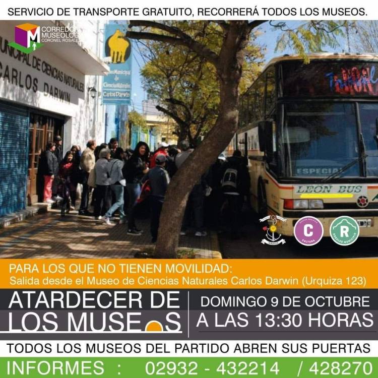 Este domingo el 11° “Atardecer de los museos” con grandes atractivos en cada museo 