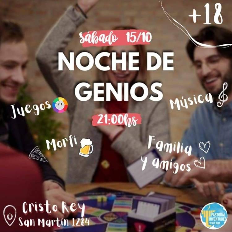 Este sábado se realizará un noche de juegos y premios