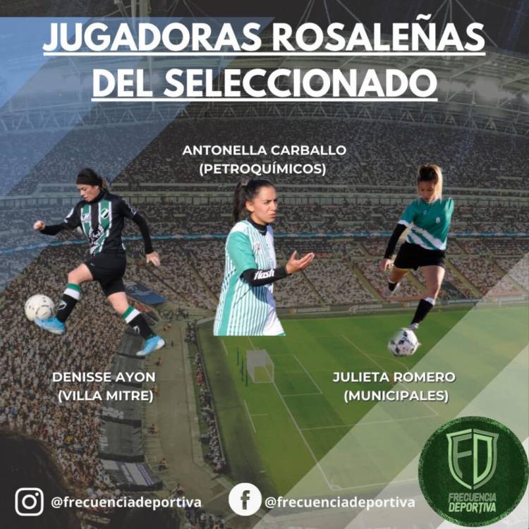 Con jugadoras rosaleñas, se viene el Federal del seleccionado de fútbol femenino de la Liga del Sur