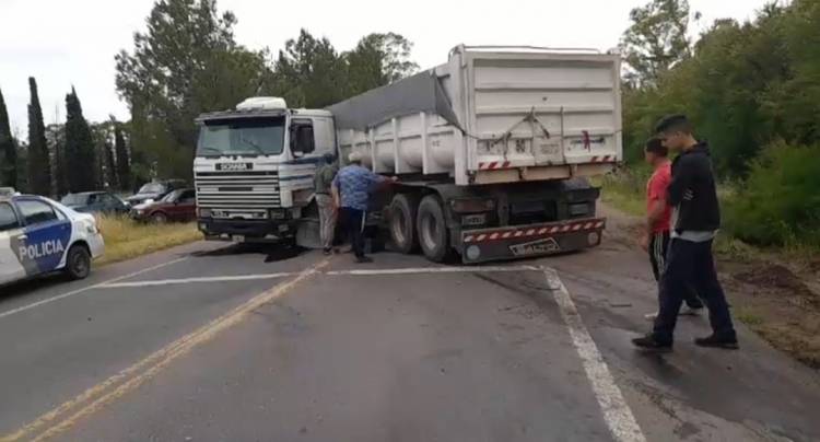 Ya quedo liberada la ruta 229 tras el accidente de tránsito