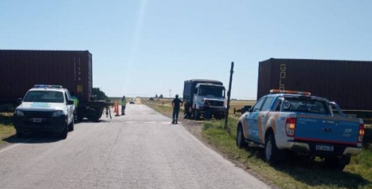 Un tren de carga descarriló en cercanías a Bajo Hondo