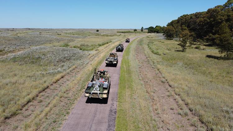 Vehículos Anfibios participan en la Campaña Antártica de Verano 2023