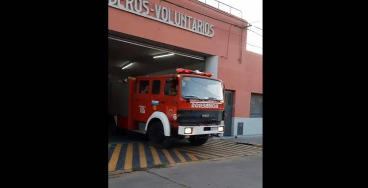 Principio de incendio en una vivienda del Barrio Centenario