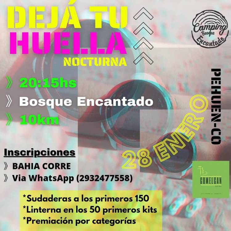 Dejá Tu Huella Nocturna en Pehuen Co