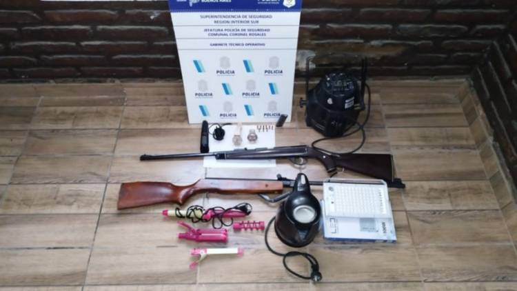 Se realizó un allanamiento con saldo positivo en un domicilio de San Martín al 1000