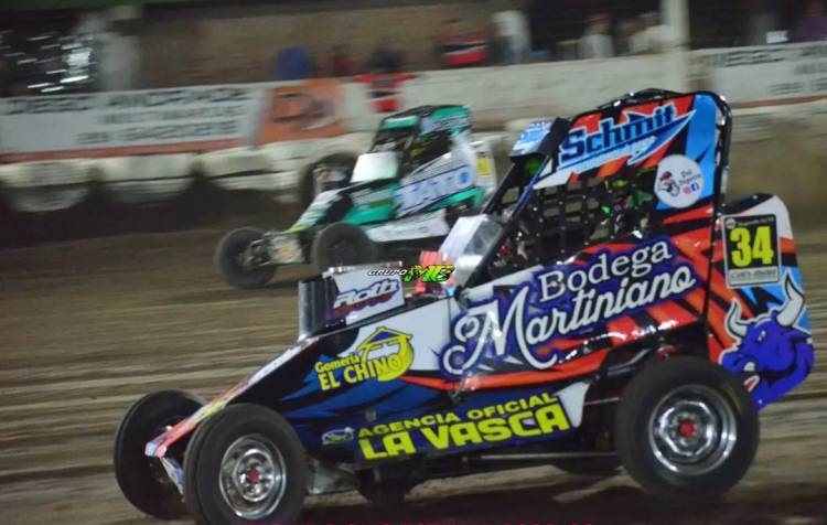 Midget: El Puntaltense Nahuel Schmit fue finalista en la 9na fecha del Estival 2022/23
