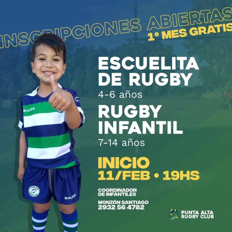 El Punta Alta Rugby Club comienza el año con las inscripciones abiertas y entrenamientos de pretemporada