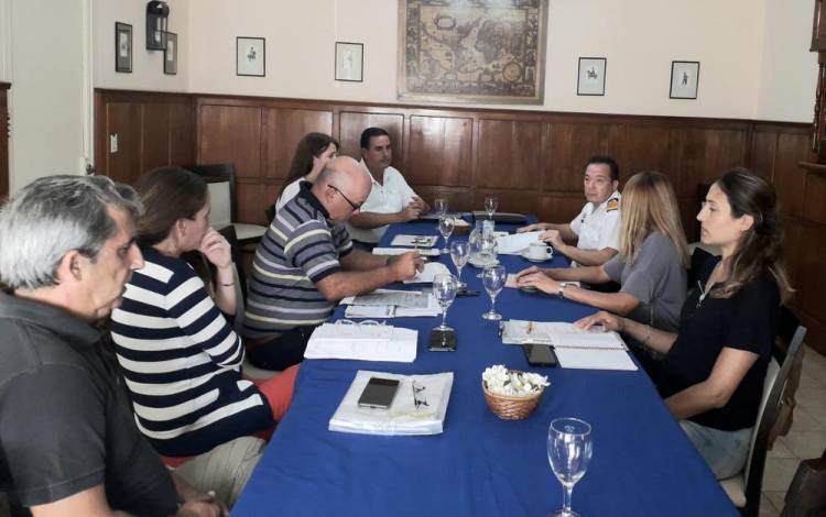 APCJ realizó una reunión de trabajo en el Hospital Naval Puerto Belgrano