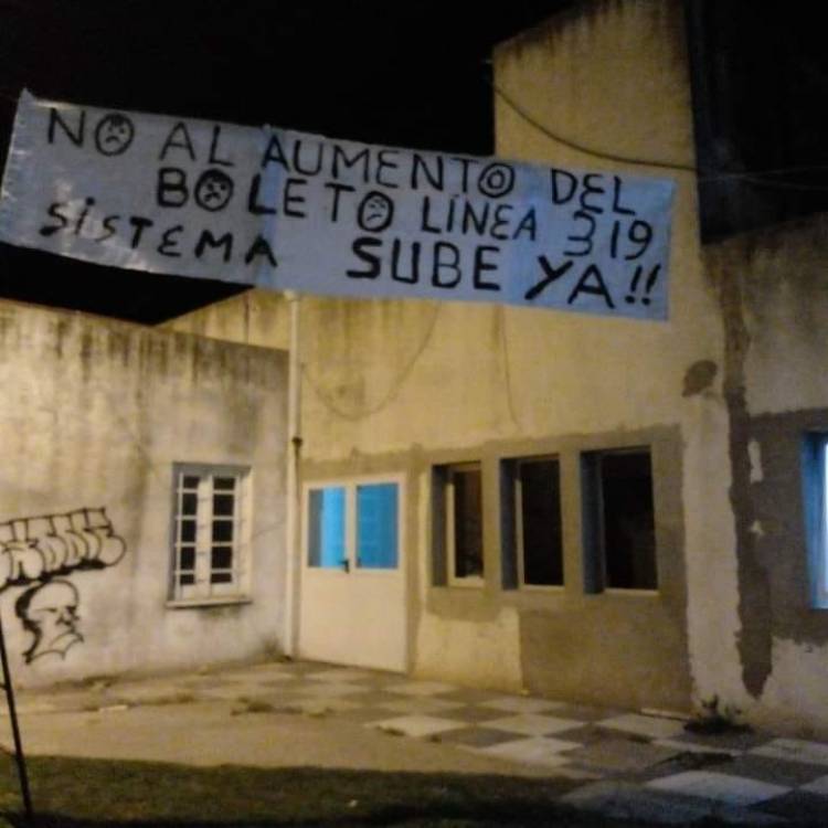 Este viernes vecinos se autoconvocan en rechazo al aumento del pasaje de la 319