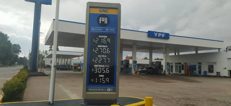 Así se encuentran los valores de los combustibles en Punta Alta