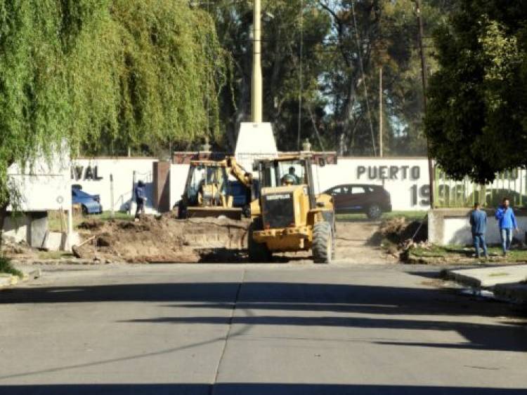 El Municipio de Coronel Rosales avanza con la obra para nuevo egreso de la BNPB por calle Urquiza