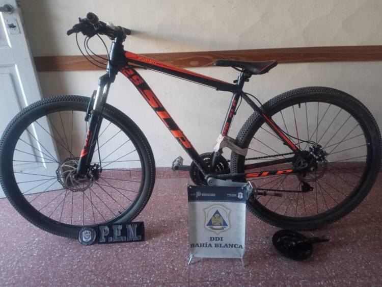 Se realizó un allanamiento positivo por el robo de una bicicleta