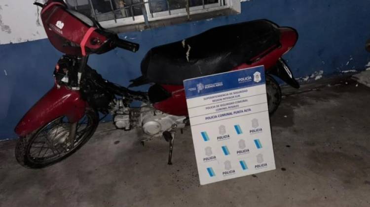 La Policía recuperó una moto robada y detuvieron a un sospechoso