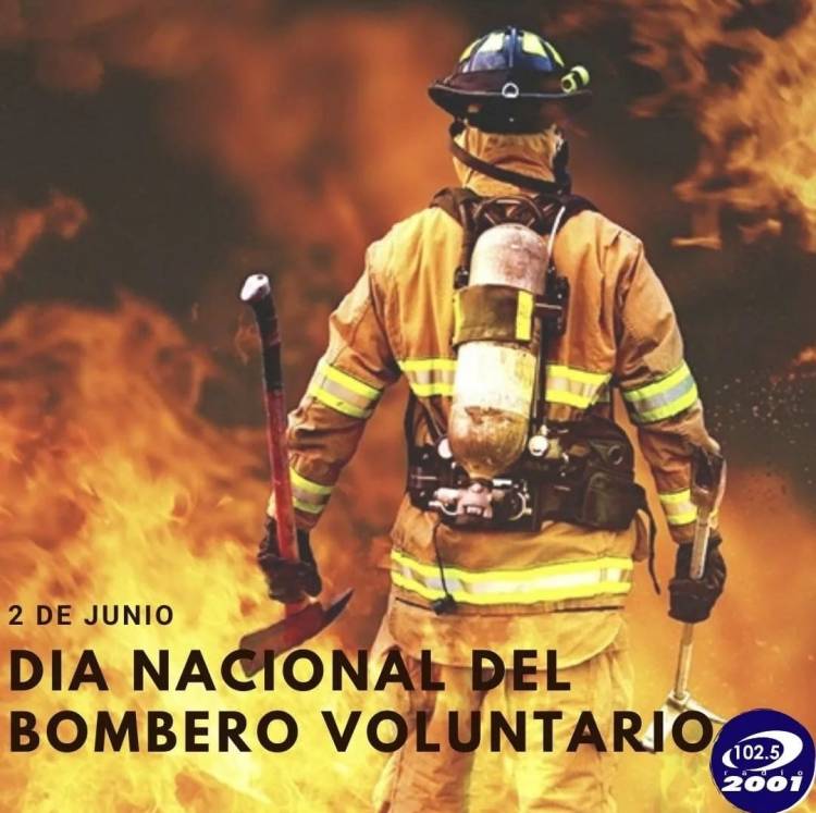 Hoy 2 de junio es el Día Nacional del Bombero Voluntario