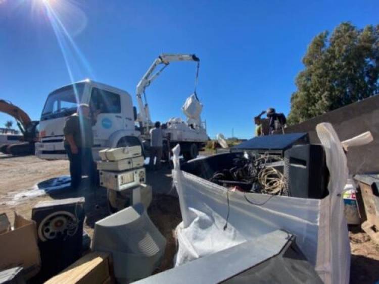 El Municipio de Coronel Rosales realizó una nueva campaña de recolección de residuos tecnológicos