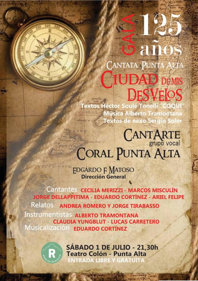 Se realizará la Gala por los 125 años de Punta Alta