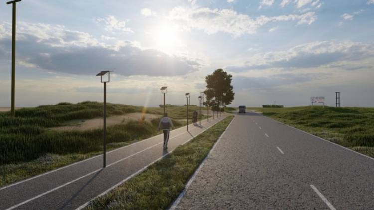 Proponen construir una bicisenda con una parte de recorrido sobre la ruta 249