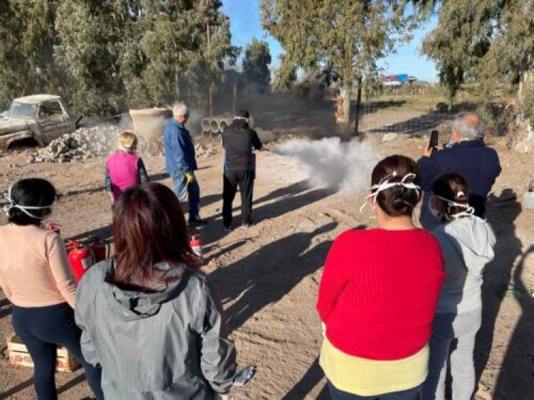 El Municipio de Coronel Rosales realizó nuevos talleres sobre monóxido de carbono y uso de extintores