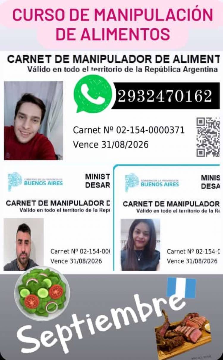 INOCUITA iniciará nuevo curso de manipulación de alimentos 
