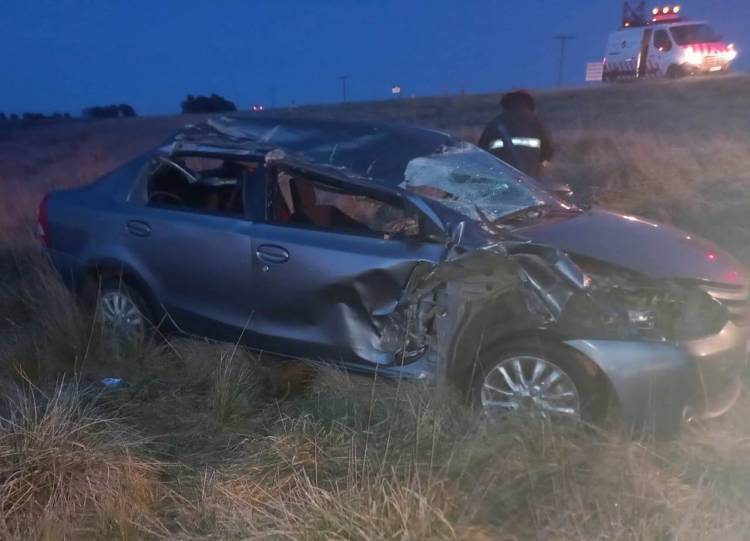 Un accidente de tránsito en ruta 3 fue protagonizado por puntaltenses