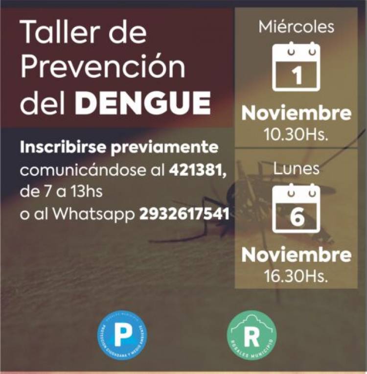 Consejos y talleres de Protección Ciudadana y Medioambiente para prevenir el dengue