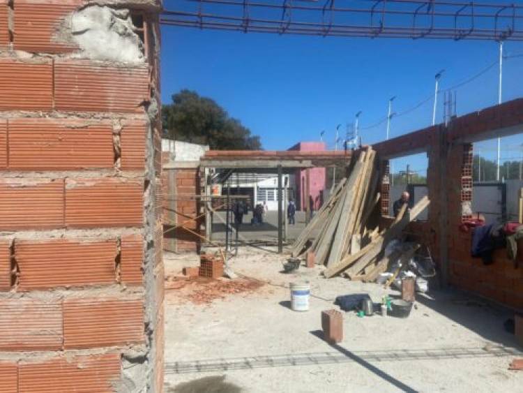 Avanza la obra de ampliación de la Escuela 502 con una inversión de más de 100 millones 
