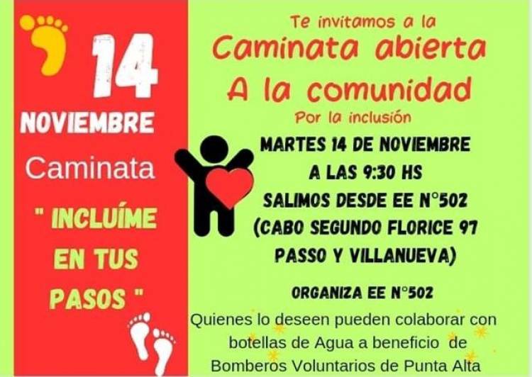 Se realizará una caminata abierta a la comunidad