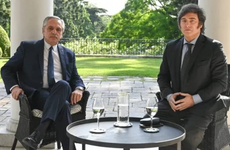 Comienza la transición: Milei se reunió con Fernández en Olivos