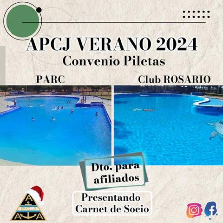 APCJ presenta los convenios recreativos de la temporada verano 2024