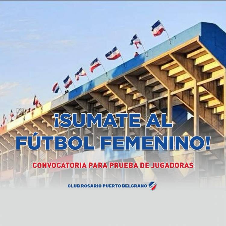 El Club Rosario Puerto Belgrano realizará pruebas de jugadoras con el objetivo de competir en la Liga del Sur