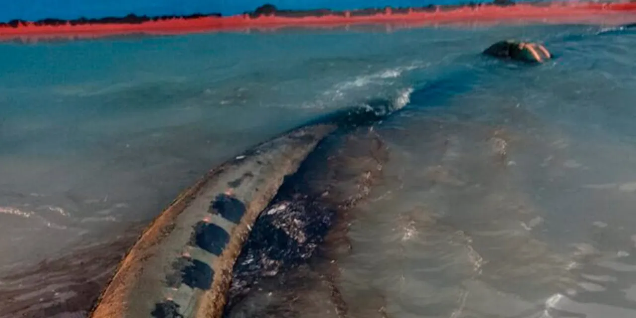 Otro derrame de petroleo en la ría de Coronel Rosales