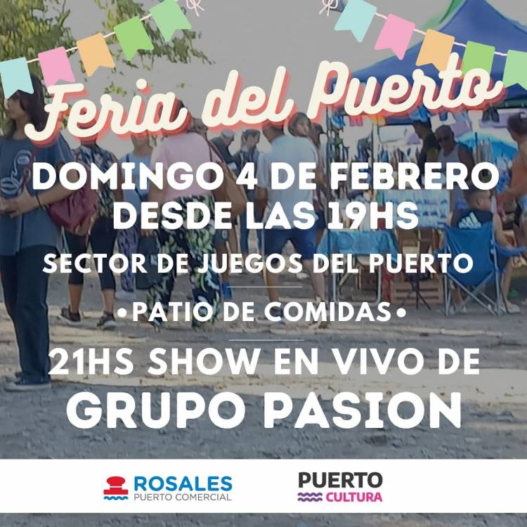 Este domingo 4 de febrero de 2024 se realizará la Feria del Puerto