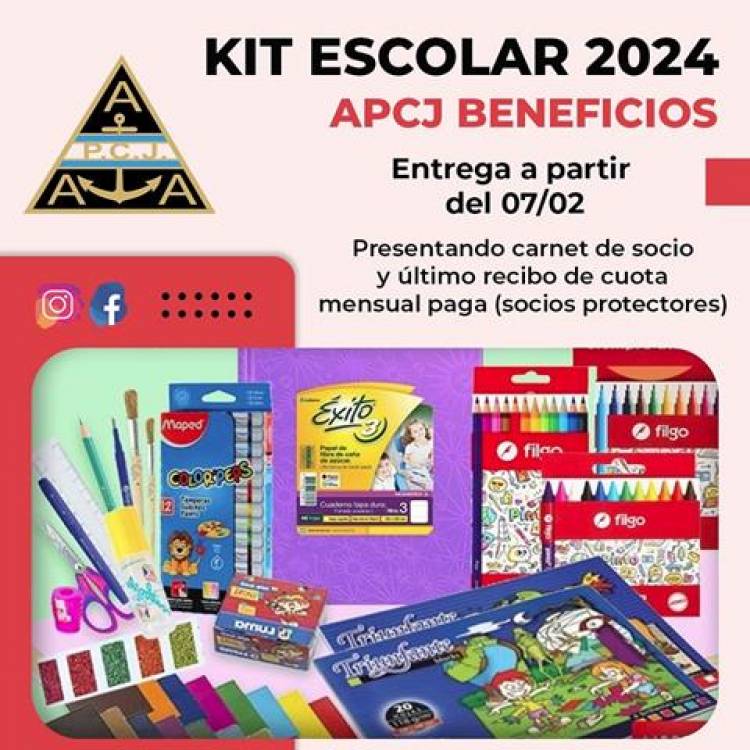 APCJ: Continúa la entrega de Kits Escolares 2024