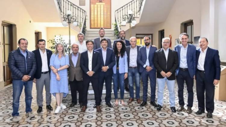 El Intendente Aristimuño dijo que Kicillof ratificó su compromiso con la obra pública en el distrito