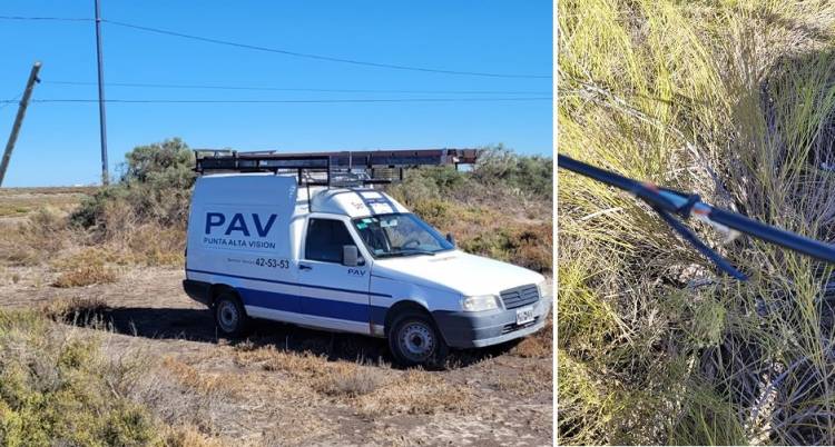 Villa Arias quedó sin servicio de TV e Internet debido a vandalismo en la fibra óptica