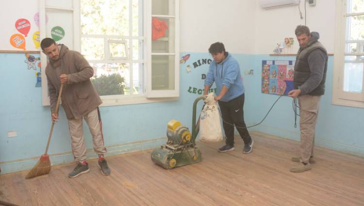 Se realizaron tareas de mejoramiento en las instalaciones de la Escuela Especial Stella Maris