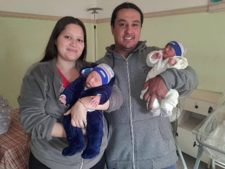 Nacieron gemelos en el Hospital Municipal Eva Perón luego de 4 años