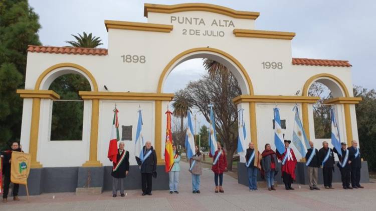Se realizó el acto por el Día de la Bandera en Punta Alta