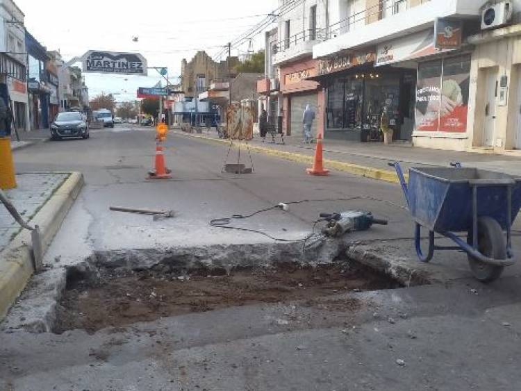 Se encuentra cortada la intersección de Bernardo de Irigoyen y Brown por obras