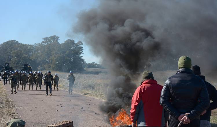 Adiestramiento de la Compañía Mecanizada del Componente Terrestre de la Fuerza de Paz Combinada (FPC) “Cruz del Sur”