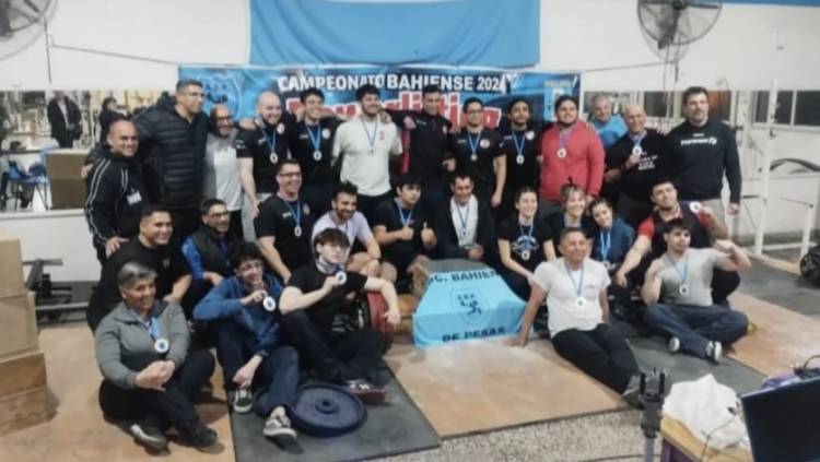 Punta Alta congregó a los mejores pesistas de la ciudad y la región