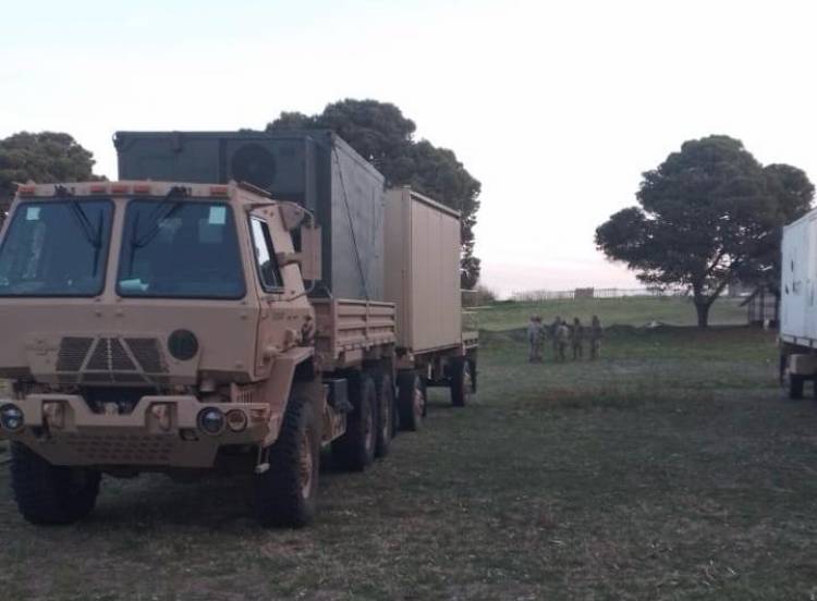 Con gran despliegue de medios se lleva a cabo el ejercicio Aonikenk en Baterías