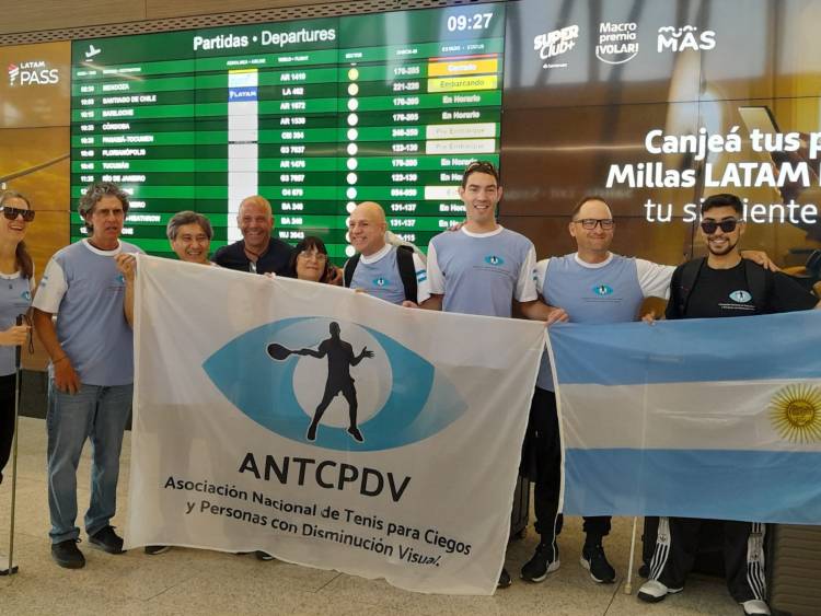 El Puntaltense Andres “Pachi” Salinas disputa el Mundial de Tenis para Ciegos en Italia