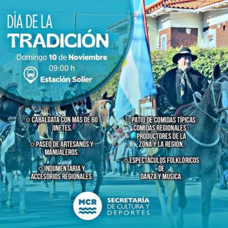 Se realizará el día de la Tradición en la Estación Solier
