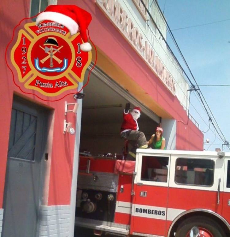 Bomberos Voluntarios de Punta Alta realizarán una jornada especial de Navidad este sábado
