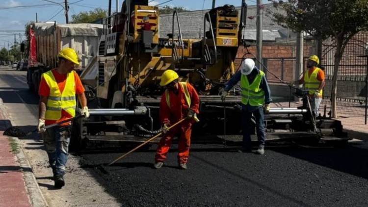 Repavimentación: fin de una etapa y anuncio de la continuación en Avenida Paso