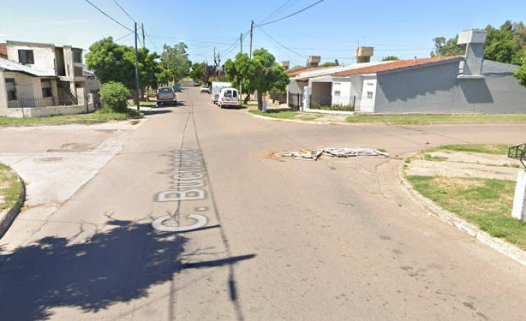 Se realiza un corte de calle en Buchardo y Río Pilcomayo por recambio de cañerías