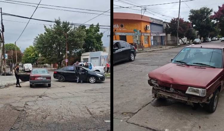 Accidente de tránsito sin heridos en Brown y Rosales