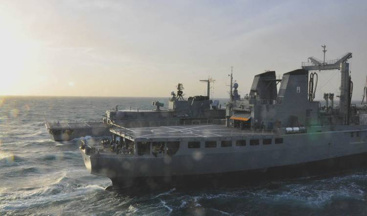Unidades de la Armada finalizaron la etapa de adiestramiento en el mar